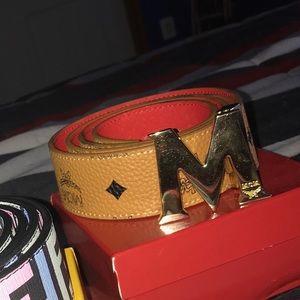 MCM Belt Men’s Brown comes with box